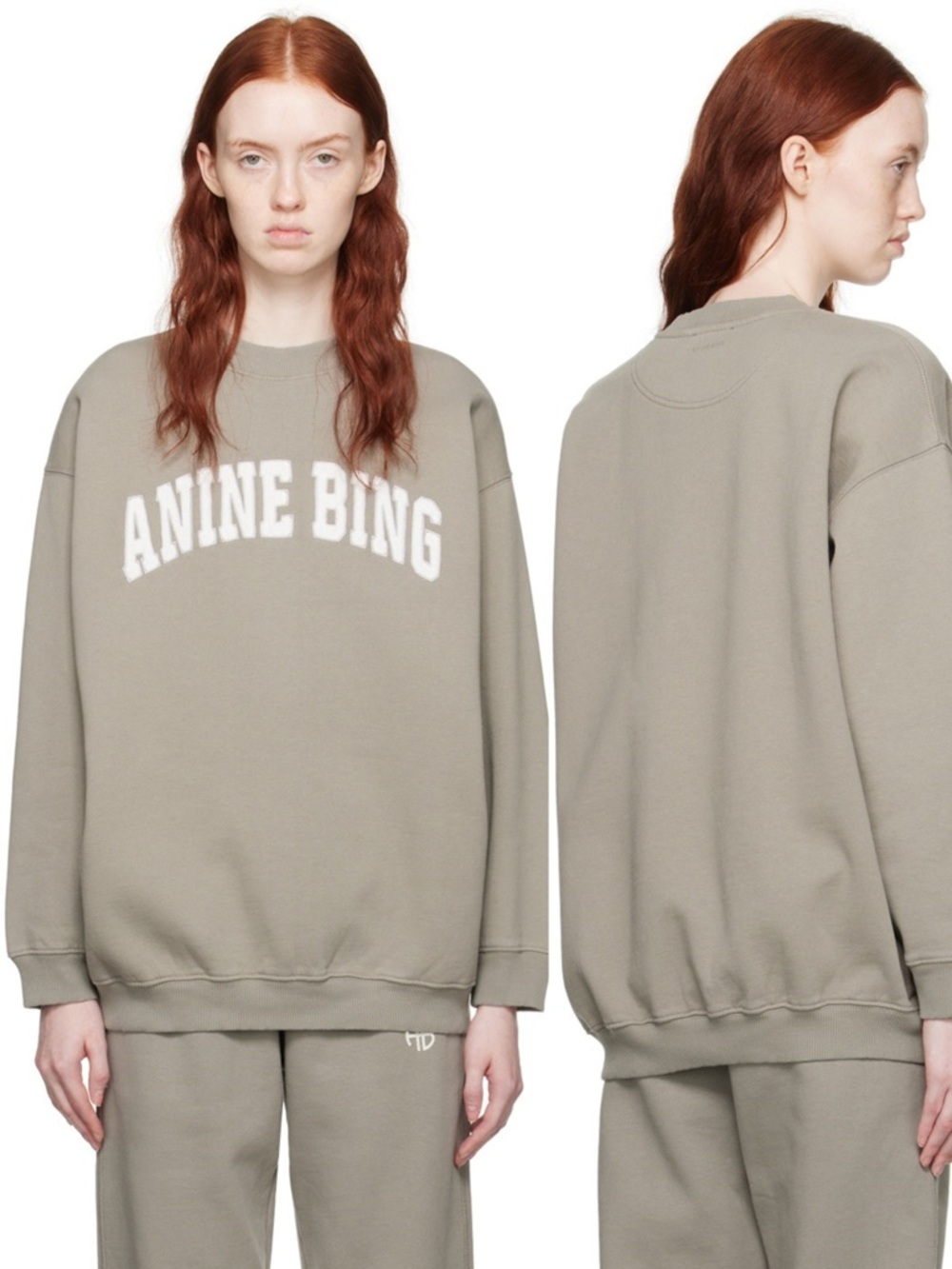 Anine Bing Tyler Gray Sweatshirt